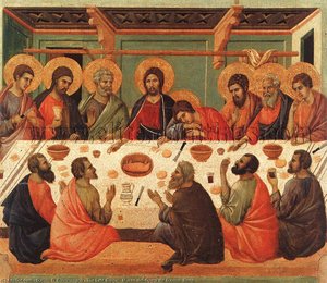 The Last Supper, Museo Dell'opera Del Duomo, Siena. — Duccio Di Buoninsegna