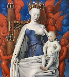 Diptych Of Melun, Madonna And Child — Jean Fouquet