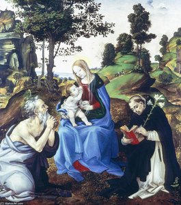 La Sacra Famiglia — Filippino Lippi