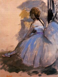 Danseur Assis (étude) — Hilaire-germain-edgar Degas