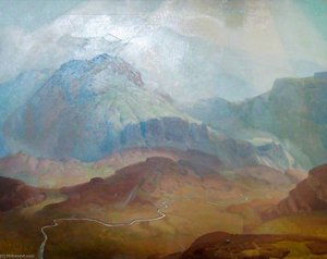 Hardknott Fell From Upper Eskdale — Delmar Harmood Banner