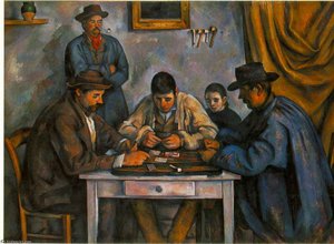 Die Spieler Beim Karten Spielen — Paul Cézanne