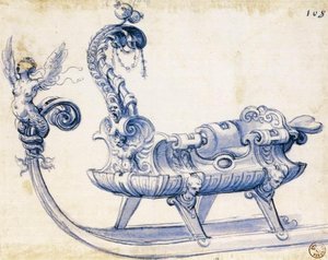 Udskæring Til En Sledetrækker — Giuseppe Arcimboldo