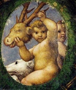 Putto With Hunting Trophy — Antonio Allegri Da Correggio