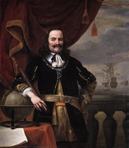 Portrait Of Michiel De Ruyter — Ferdinand Bol