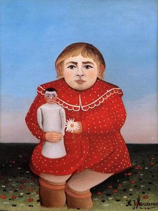 Child With Doll — Henri Julien Félix Rousseau (le Douanier)