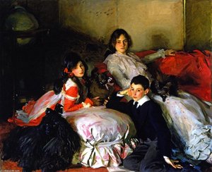 Essie, Ruby Și Ferdinand, Copiii Lui Asher Wertheimer — John Singer Sargent
