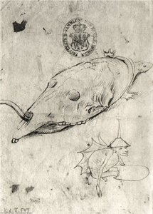 Tortuga Y Un Demonio Alado — Jerónimo Bosch