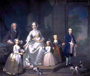James Douglas, 14th Earl Of Morton, And His Family — Jeremiah Davison