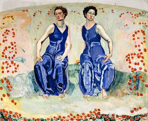The Sacred Hour (die Heilige Stunde) — Ferdinand Hodler