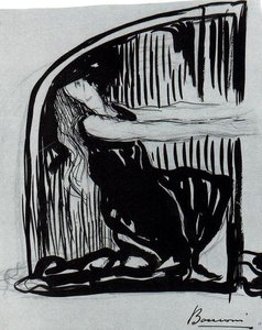 Kneifender Allegorischer Figurenträger — Umberto Boccioni