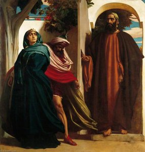Jezebel And Ahab — Frederic Leighton