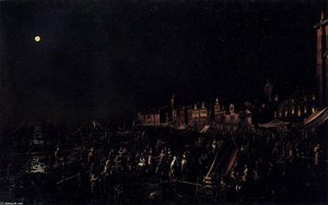 La Vigilia Di Santa Marta — Canaletto