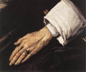 Regentesses Of The Old Men's Almshouse (detail) — Frans Hals I