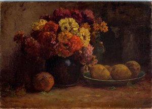 Fruit And Flowers — Theodore Clement Steele
