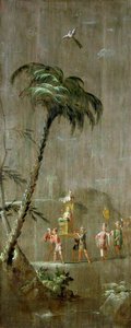 A Chinese Dignitary Seated On A Throne — Robert Robinson