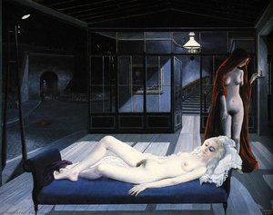 The Blue Sofa — Paul Delvaux