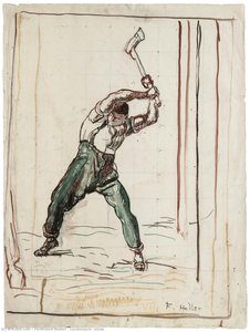 Holzfäller — Ferdinand Hodler