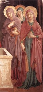 Women At The Tomb (detail) — Benozzo Gozzoli