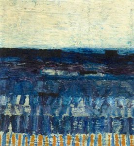 Abstract (white, Blue And Orange) — Colin Middleton