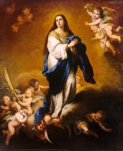 La Inmaculada Concepción (óleo Sobre Lienzo) — Bartolomé Esteban Murillo