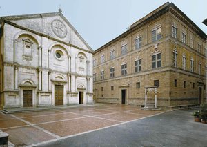 Cathedral And Palazzo Piccolomini — Bernardo Rossellino