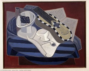 Guitar With Inlays — Juan Gris