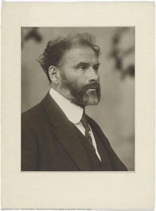 Portrait Of Gustav Klimt In Profile\nfacing Right — Moritz Nähr