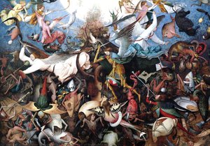 La Caída De Los Ángeles Rebeldes — Pieter Bruegel El Viejo