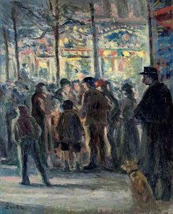 Winter Street Scene — Maximilien Luce