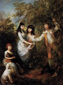 Die Marsham Kinder — Thomas Gainsborough