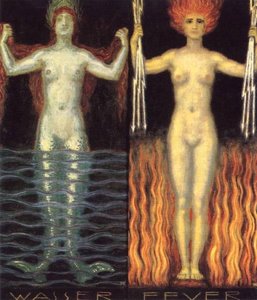 Water And Fire — Franz Ritter Von Stuck