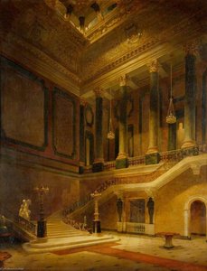 The Great Staircase, Stafford House — David Roberts