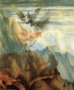 Nacimiento (detalle) (10) — Matthias Grünewald