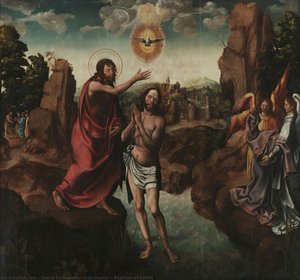 Baptism Of Christ — Vasco Fernandes (grão Vasco)