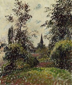 Kirken Med Søjler — Camille Pissarro