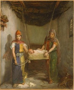 Scene In The Jewish Quarter Of Constantine (also Known As Two Jewish Women Of Constantine) — Théodore Chassériau