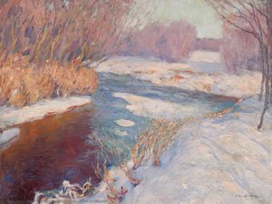 Rivulet In Winter — Petras Kalpokas