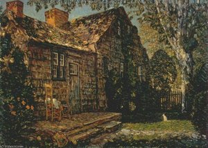 Little Old Cottage, Egypt Lane, East Hampton — Frederick Childe Hassam