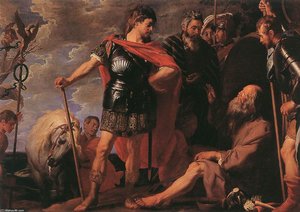 De Ontmoeting Van Alexander De Grote En Diogenes — Gaspar De Crayer