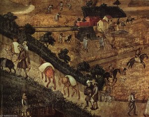 The Effects Of Bad Government (detail), — Ambrogio Lorenzetti