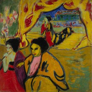 Teatro Giapponese (japanese Theatre) — Ernst Ludwig Kirchner