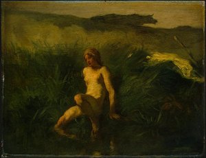 El Bañista — Jean-françois Millet