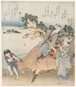 腰越より富士の眺望 — 葛飾北斎 (kāshí Běizāi)