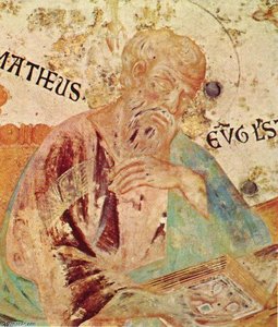 St Matthew (detail) — Cimabue