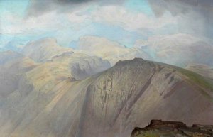 Skiddaw From Great Gable — Delmar Harmood Banner