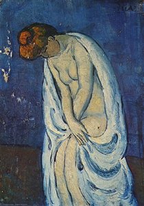 Kvinden Der Forlader Badet — Pablo Picasso