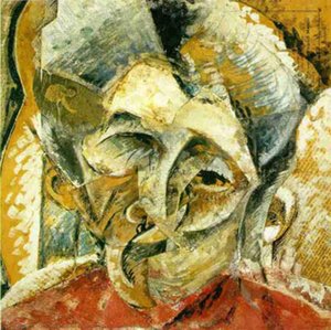Dynamismus Eines Frauenkopfes — Umberto Boccioni