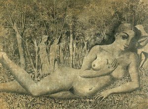 The Garden Of Caryatids — Paul Delvaux