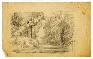 Landscape Sketch 13 — Theodore Clement Steele